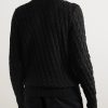 Stark Slim-Fit Cable-Knit Merino Wool Sweater - BK