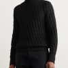 Stark Slim-Fit Cable-Knit Merino Wool Sweater - FR