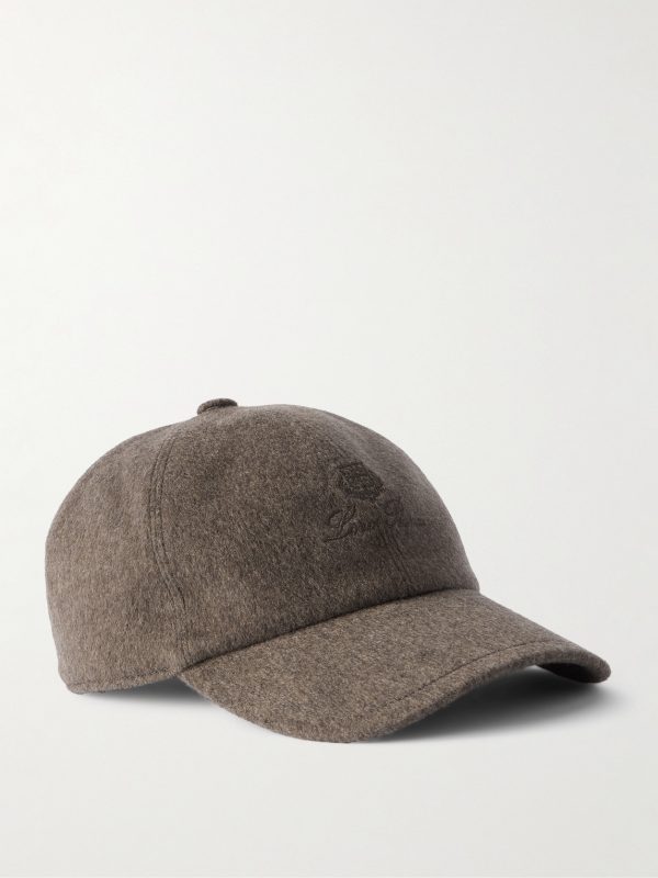 Logo-Embroidered Storm System® Cashmere Baseball Cap Logo-Embroidered Storm System® Cashmere Baseball Cap
