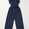Ribbed Cashmere Scarf Ribbed Cashmere Scarf