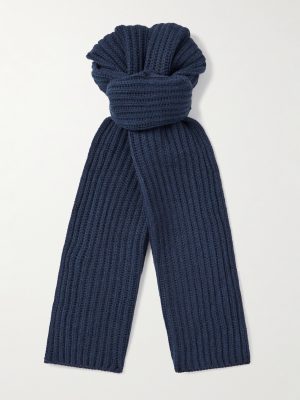 Ribbed Cashmere Scarf Ribbed Cashmere Scarf