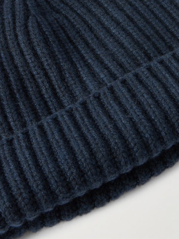 Ribbed Cashmere Beanie - CU