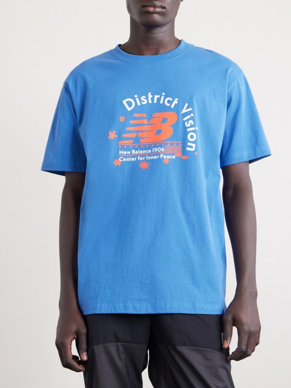 + New Balance Logo-Print Cotton-Jersey T-Shirt - FR + New Balance Logo-Print Cotton-Jersey T-Shirt - FR