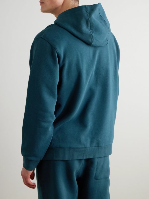 Steady State Cotton-Blend Jersey Hoodie - BK Steady State Cotton-Blend Jersey Hoodie - BK