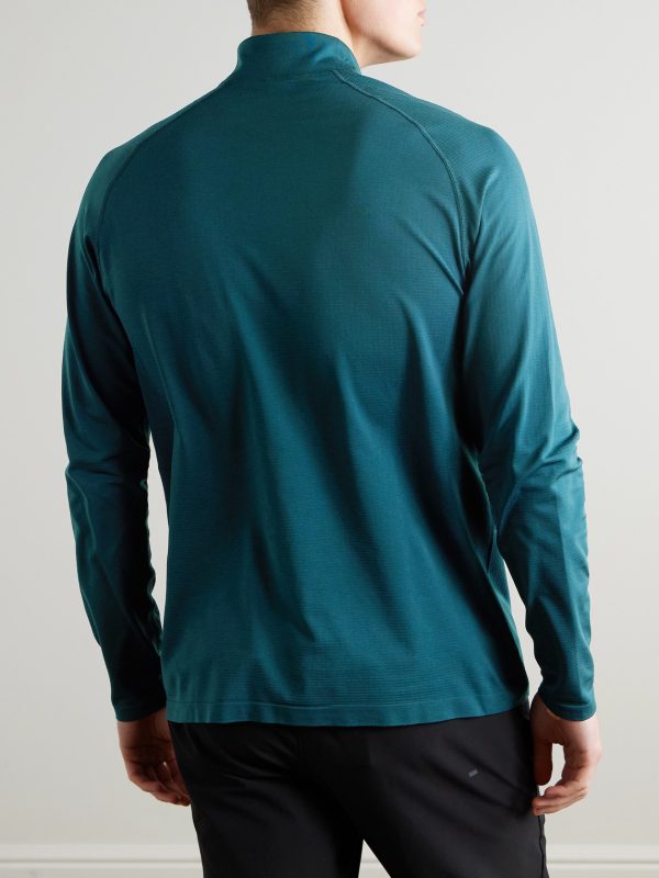 Metal Vent Tech 2.5 Slim-Fit Stretch-Jersey Half-Zip Top - BK