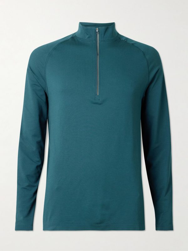 Metal Vent Tech 2.5 Slim-Fit Stretch-Jersey Half-Zip Top