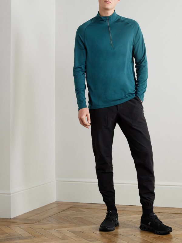 Metal Vent Tech 2.5 Slim-Fit Stretch-Jersey Half-Zip Top - OU