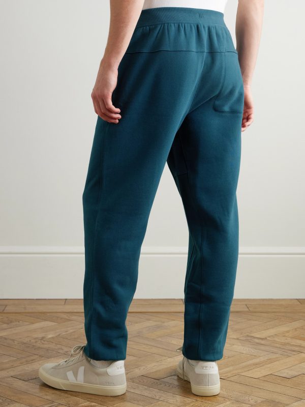Steady State Slim-Fit Tapered Cotton-Blend Jersey Sweatpants - BK Steady State Slim-Fit Tapered Cotton-Blend Jersey Sweatpants - BK