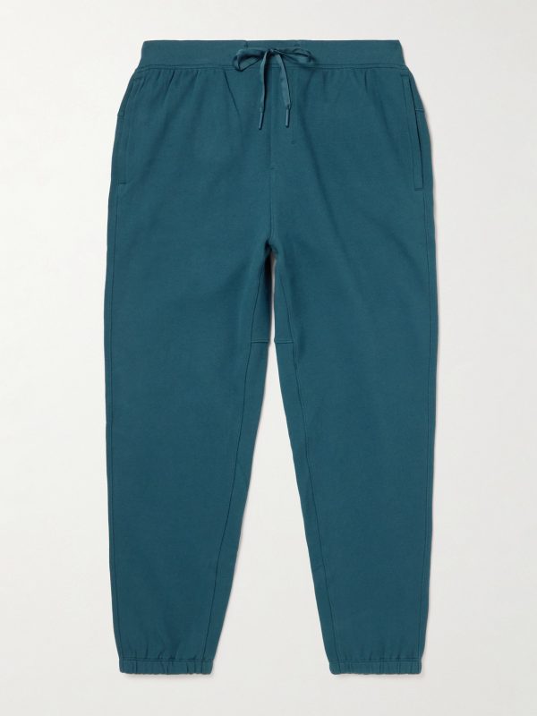 Steady State Slim-Fit Tapered Cotton-Blend Jersey Sweatpants Steady State Slim-Fit Tapered Cotton-Blend Jersey Sweatpants