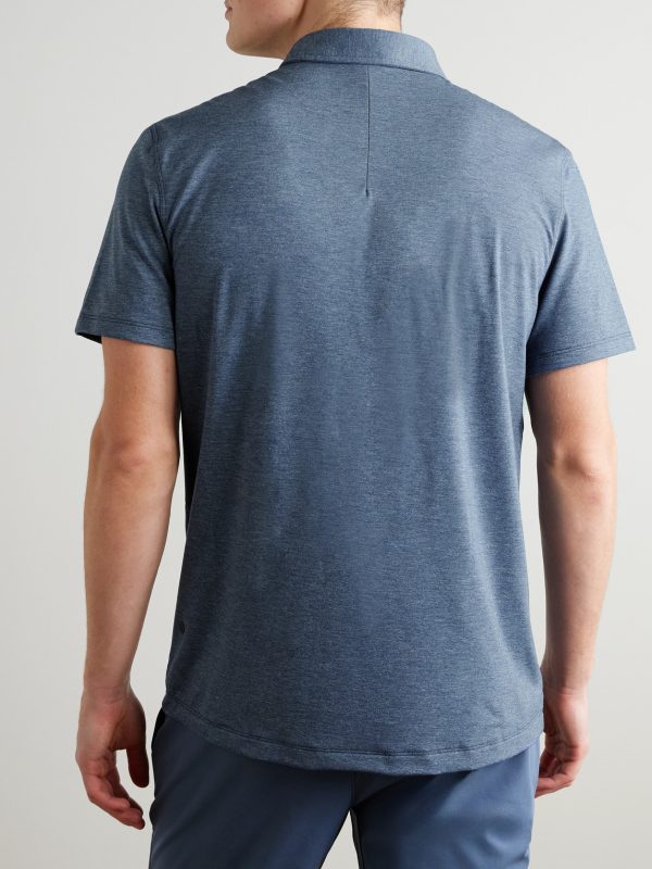 Evolution Slim-Fit Stretch-Jersey Golf Polo Shirt - BK Evolution Slim-Fit Stretch-Jersey Golf Polo Shirt - BK