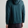 Stretch Recycled-Jersey Hoodie - BK Stretch Recycled-Jersey Hoodie - BK