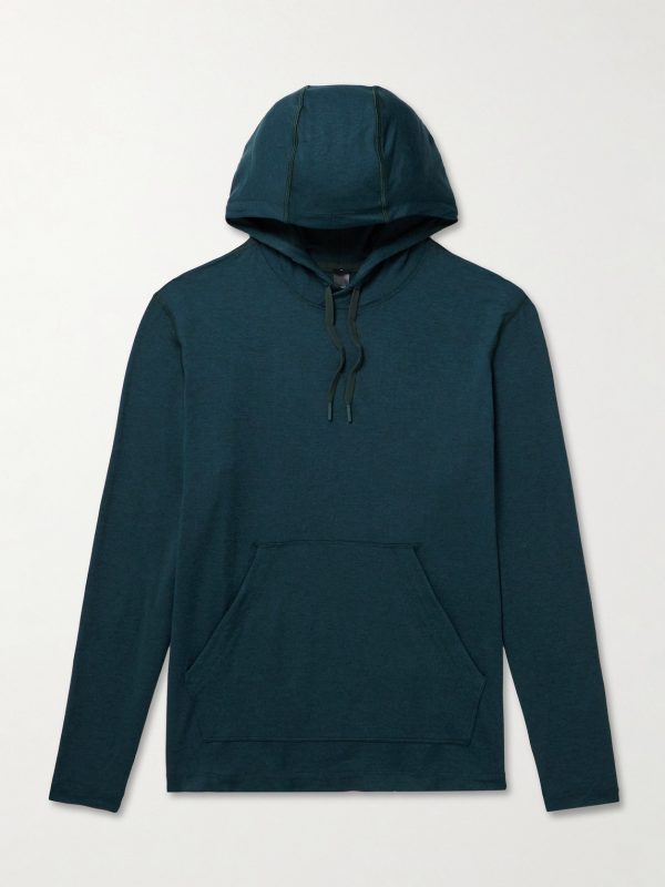 Stretch Recycled-Jersey Hoodie Stretch Recycled-Jersey Hoodie