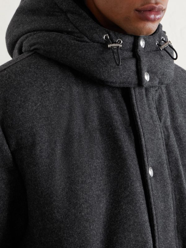 Quilted Flannel Down Jacket - CU