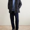 Quilted Flannel Down Jacket - OU