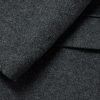 Shell-Trimmed Flannel Blazer - E1 Shell-Trimmed Flannel Blazer - E1