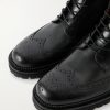 Jacques Waxed-Leather Brogue Boots - CU Jacques Waxed-Leather Brogue Boots - CU