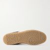 Colour-Block Suede and Leather Sneakers - E1 Colour-Block Suede and Leather Sneakers - E1