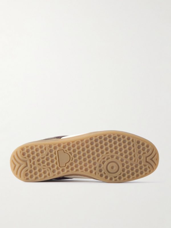 Colour-Block Suede and Leather Sneakers - E1 Colour-Block Suede and Leather Sneakers - E1