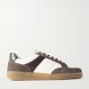Colour-Block Suede and Leather Sneakers Colour-Block Suede and Leather Sneakers