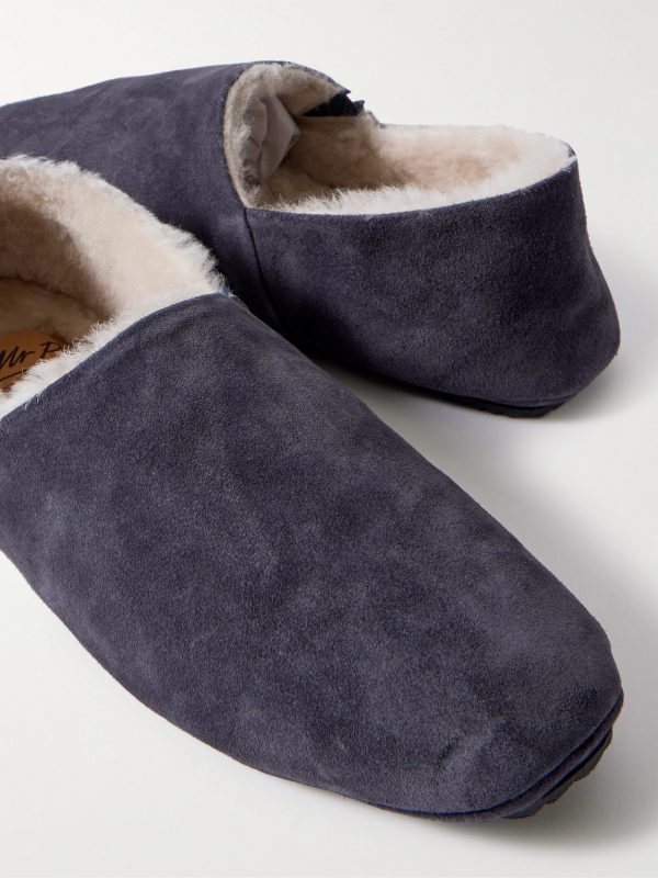 Plush-Lined Suede Slippers - CU Plush-Lined Suede Slippers - CU