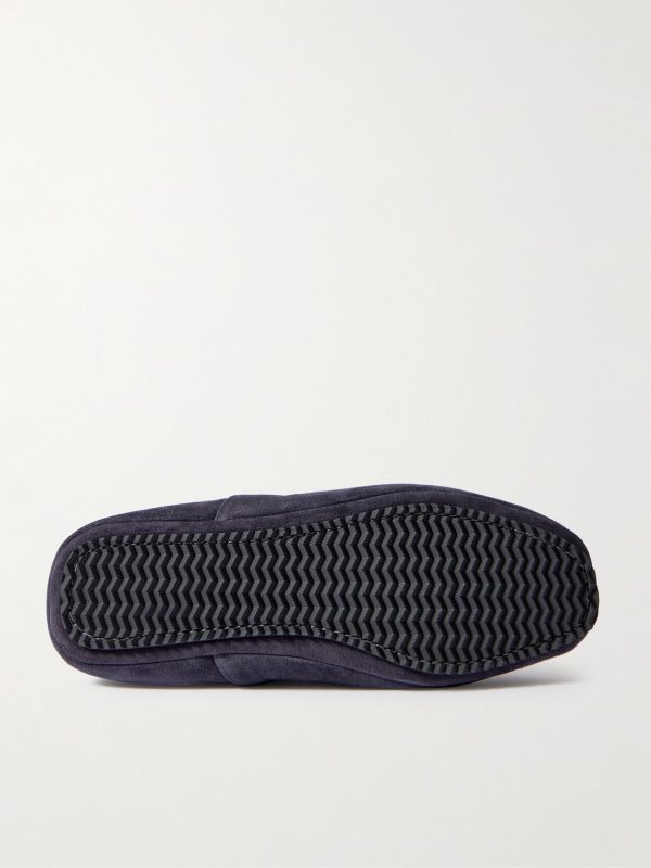 Plush-Lined Suede Slippers - E1 Plush-Lined Suede Slippers - E1