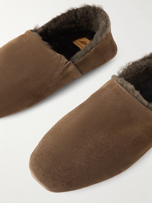 Plush-Lined Suede Slippers - CU Plush-Lined Suede Slippers - CU