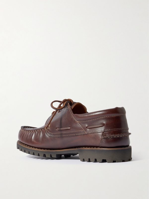 Leather Boat Shoes - BK Leather Boat Shoes - BK