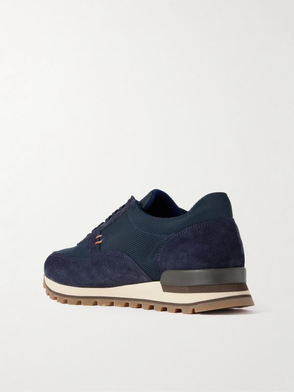 Carlos Suede and Mesh Sneakers - BK