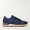 Carlos Suede and Mesh Sneakers