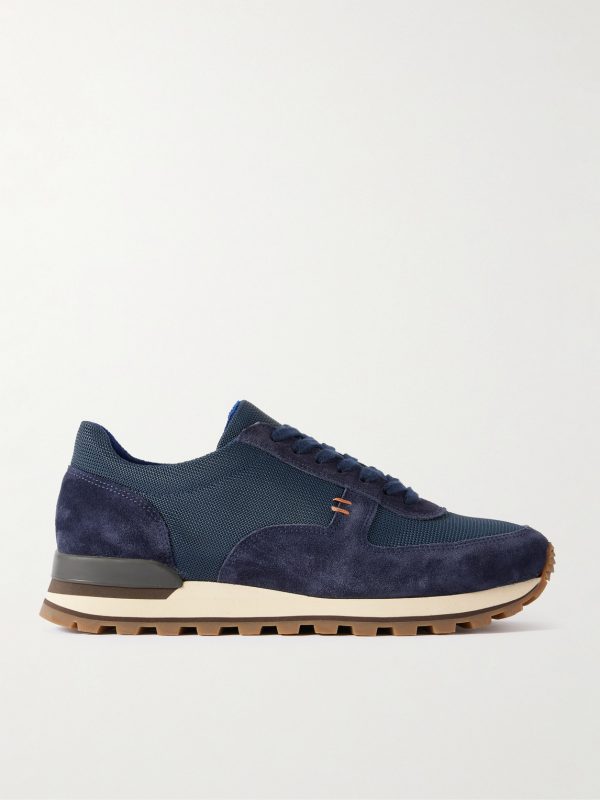 Carlos Suede and Mesh Sneakers