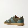 Ansel Suede and Leather Sneakers - BK