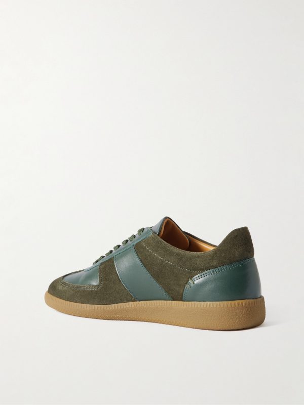 Ansel Suede and Leather Sneakers - BK