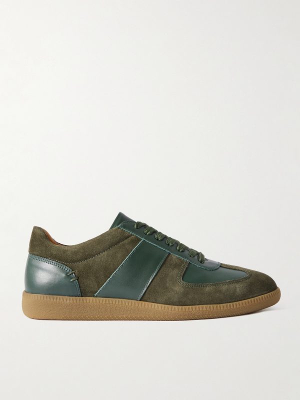 Ansel Suede and Leather Sneakers