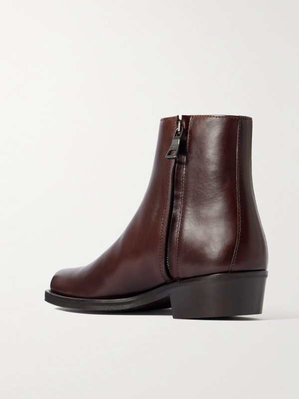 Ollie Leather Boots - BK