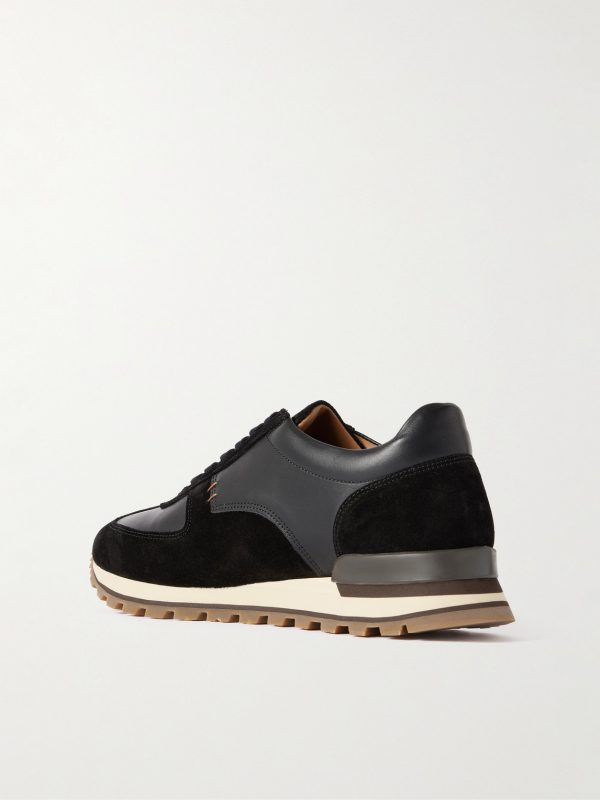 Carlos Suede and Leather Sneakers - BK Carlos Suede and Leather Sneakers - BK
