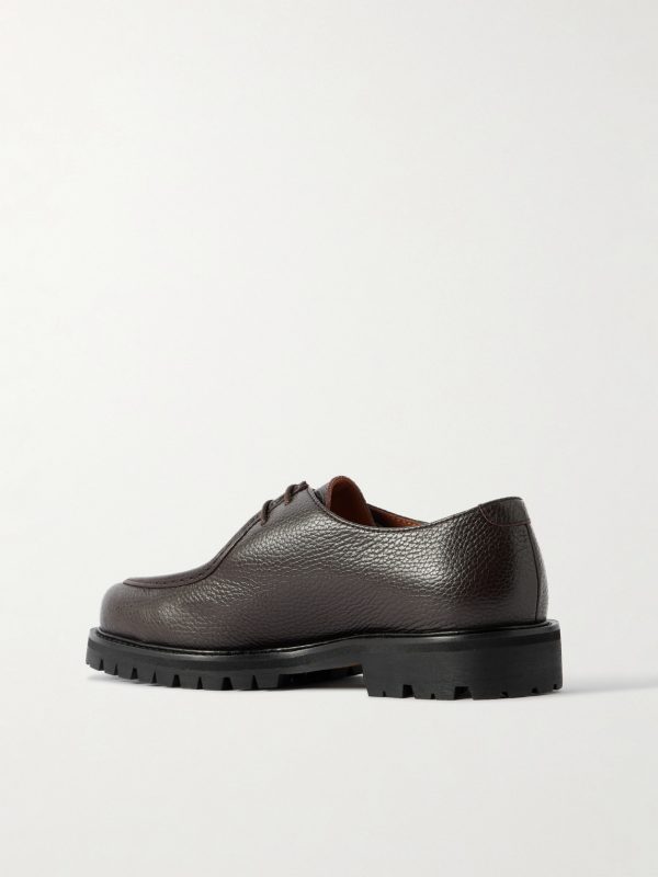 Jacques Full-Grain Leather Derby Shoes - BK Jacques Full-Grain Leather Derby Shoes - BK