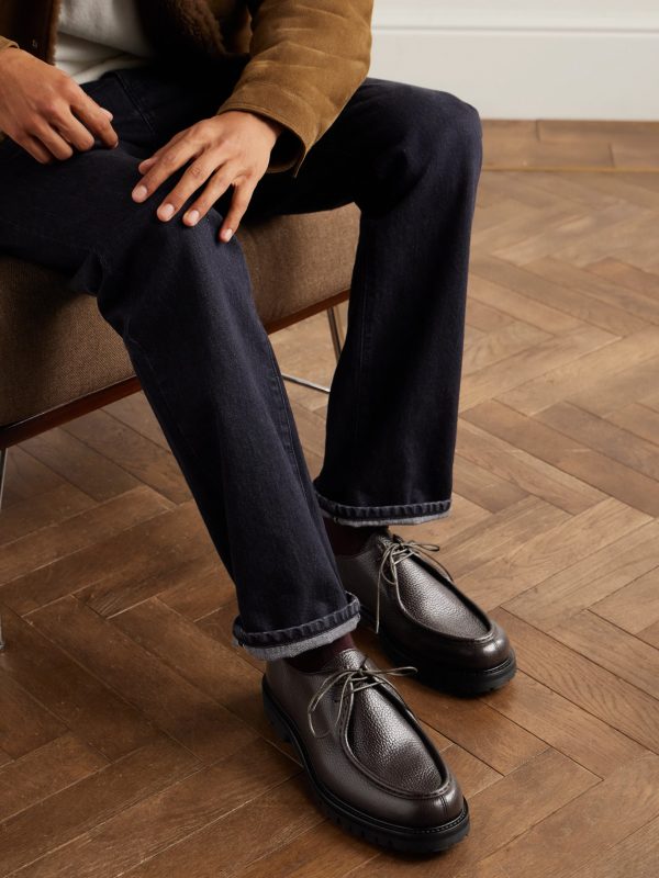 Jacques Full-Grain Leather Derby Shoes - OU Jacques Full-Grain Leather Derby Shoes - OU