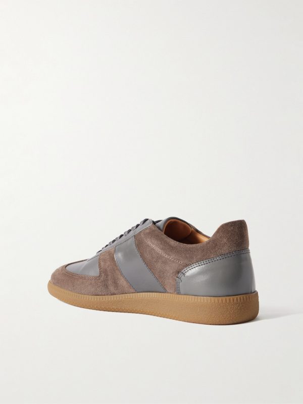 Ansel Suede and Leather Sneakers - BK Ansel Suede and Leather Sneakers - BK