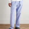 Shearling-Lined Woven Slippers - OU