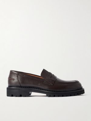 Jacques Full-Grain Leather Penny Loafers Jacques Full-Grain Leather Penny Loafers