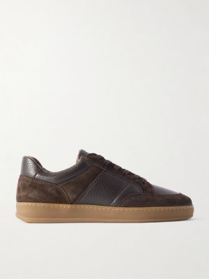 Suede and Full-Grain Leather Sneakers Suede and Full-Grain Leather Sneakers