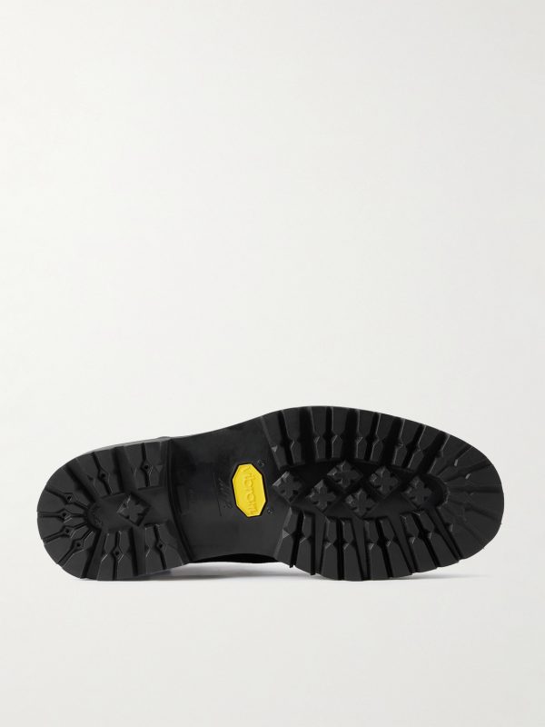 Commander Shearling-Lined Suede Lace-Up Boots - E1