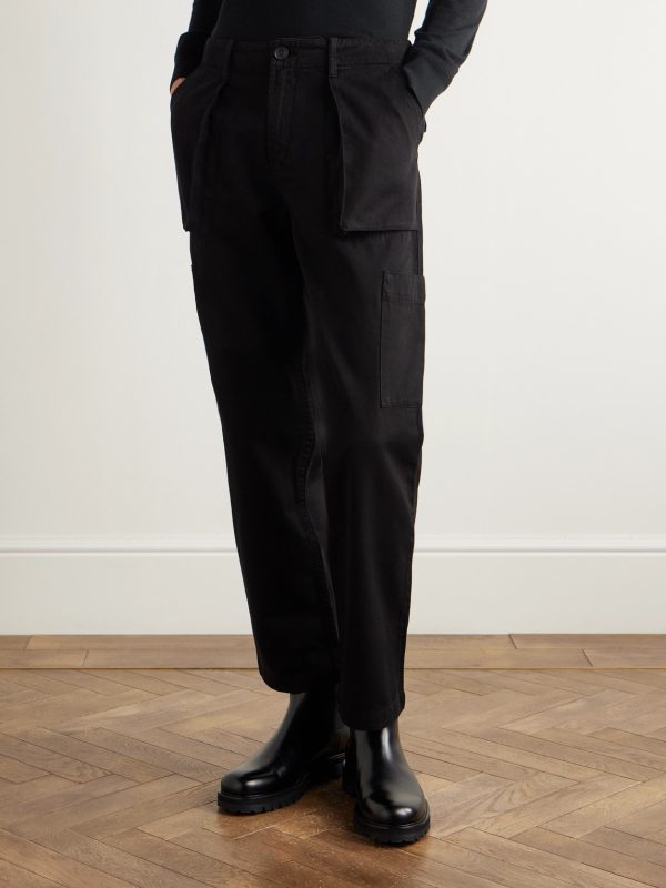 Edward Straight-Leg Cotton-Twill Cargo Trousers - FR Edward Straight-Leg Cotton-Twill Cargo Trousers - FR