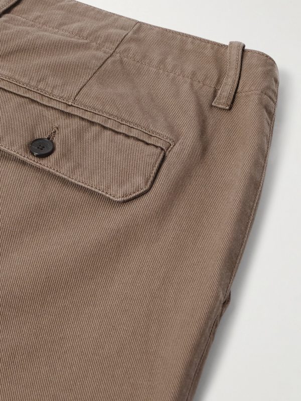 Edward Straight-Leg Cotton-Twill Cargo Trousers - CU