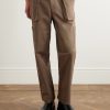 Edward Straight-Leg Cotton-Twill Cargo Trousers - FR