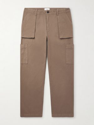 Edward Straight-Leg Cotton-Twill Cargo Trousers