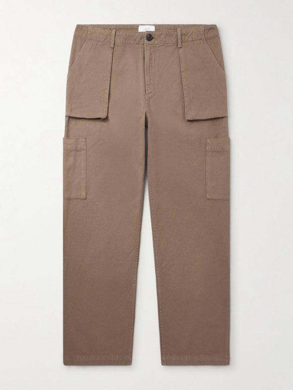 Edward Straight-Leg Cotton-Twill Cargo Trousers