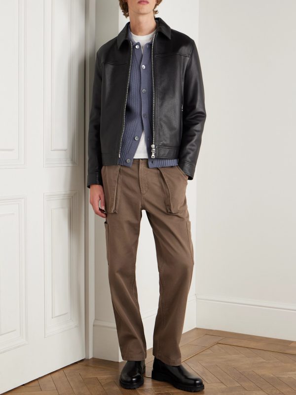 Edward Straight-Leg Cotton-Twill Cargo Trousers - OU