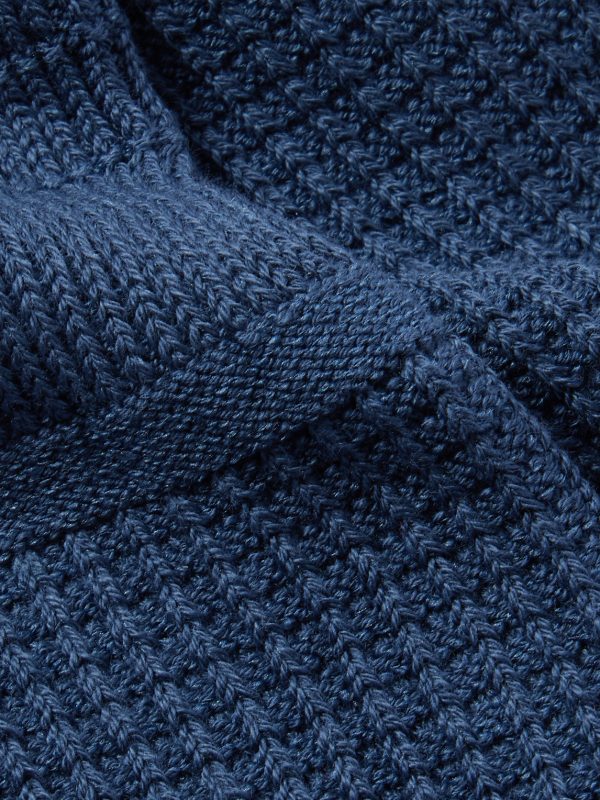 Waffle-Knit Cotton-Blend Socks - CU Waffle-Knit Cotton-Blend Socks - CU