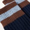Striped Ribbed Cotton-Blend Socks - CU